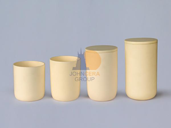 High Form Cylindrical Corundum Crucibles / Alumina Crucibles