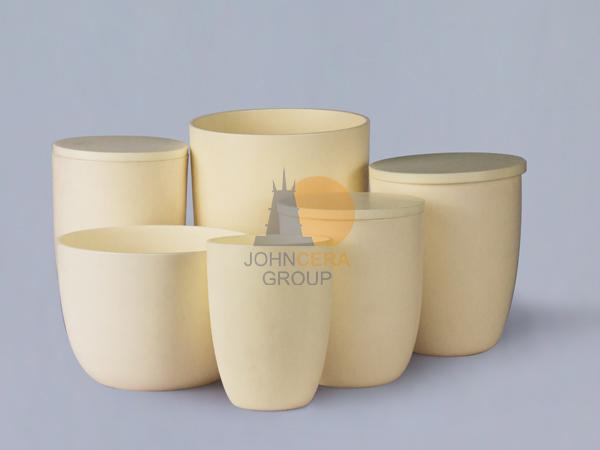 High Form Arc Corundum Crucibles / Alumina Crucibles